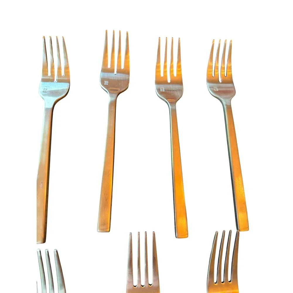 Fortessa Flatware Gold 20pc Arezzo Brushed Stainless Steel Modern Cutlery Set